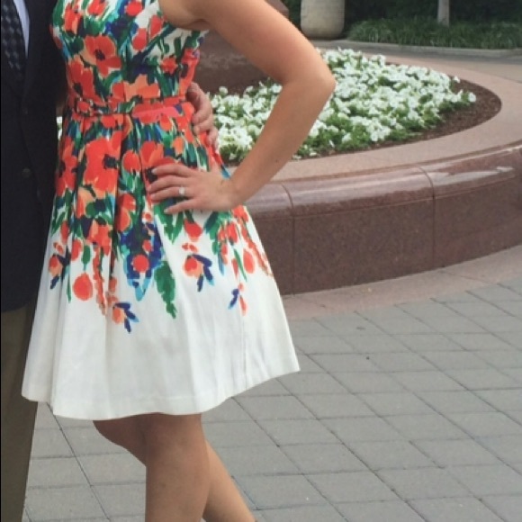 Eliza J Fit and Flare Floral Dress - Picture 5 of 5